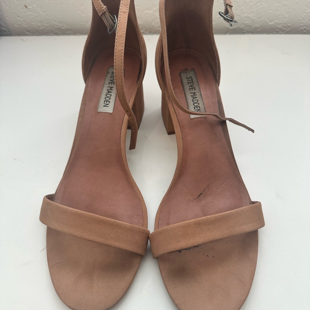 Steve Madden Brown Heeled Sandals